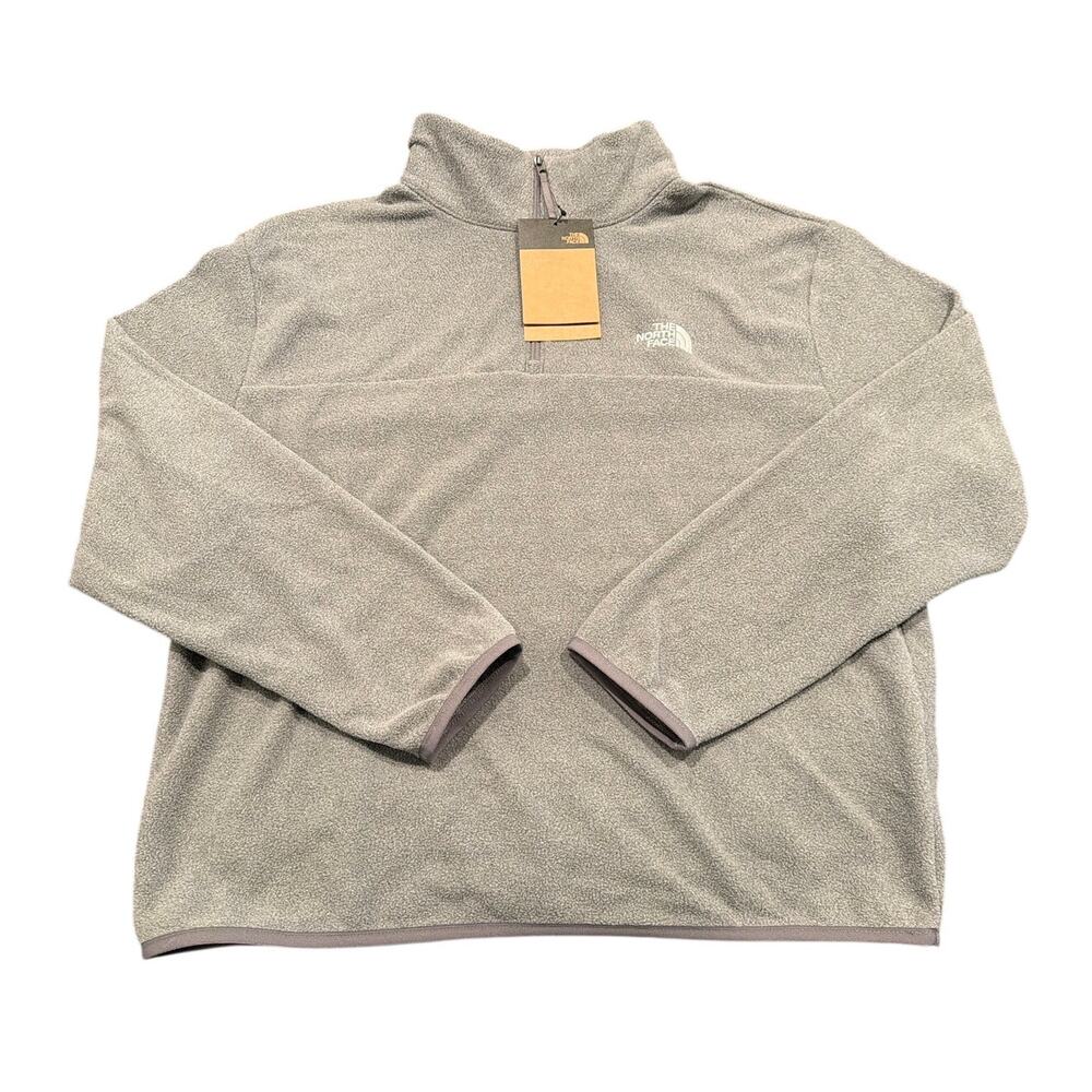 NWT The North Face Anchor 1/4 Zip Pullover, Women’s Large, Gray